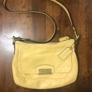 Yellow COACH Crossbody